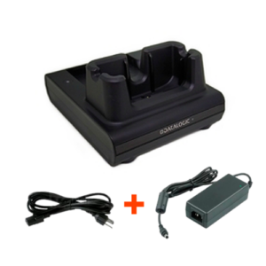 Kit Berço Datalogic para Coletor Memor K - 1 Posição Coletor e 1 Posição Bateria (Acompanha Fonte e Cabo AC)