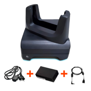 Kit Berço Zebra para Coletor TC21 e TC26 - 1 Posição (Necessário Fonte, Cabo AC e Cabo DC)