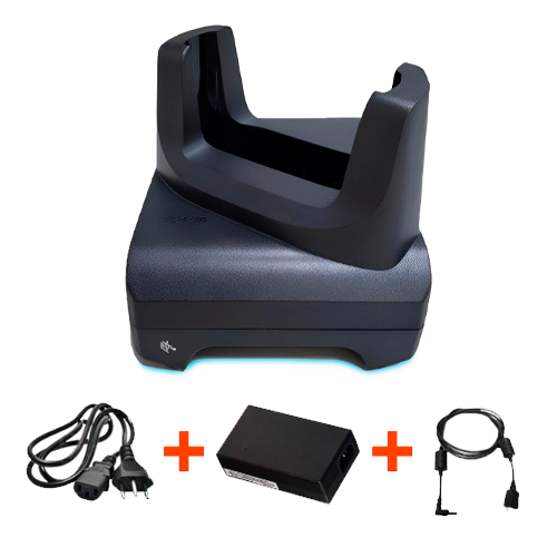 Kit Berço Zebra para Coletor TC21 e TC26 – 1 Posição (Necessário Fonte, Cabo AC e Cabo DC)